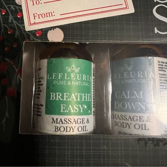 😊3/$30 Essential Oil Massage Oil Wellness set of 6 NEW IN BOX - Picture 12 of 16